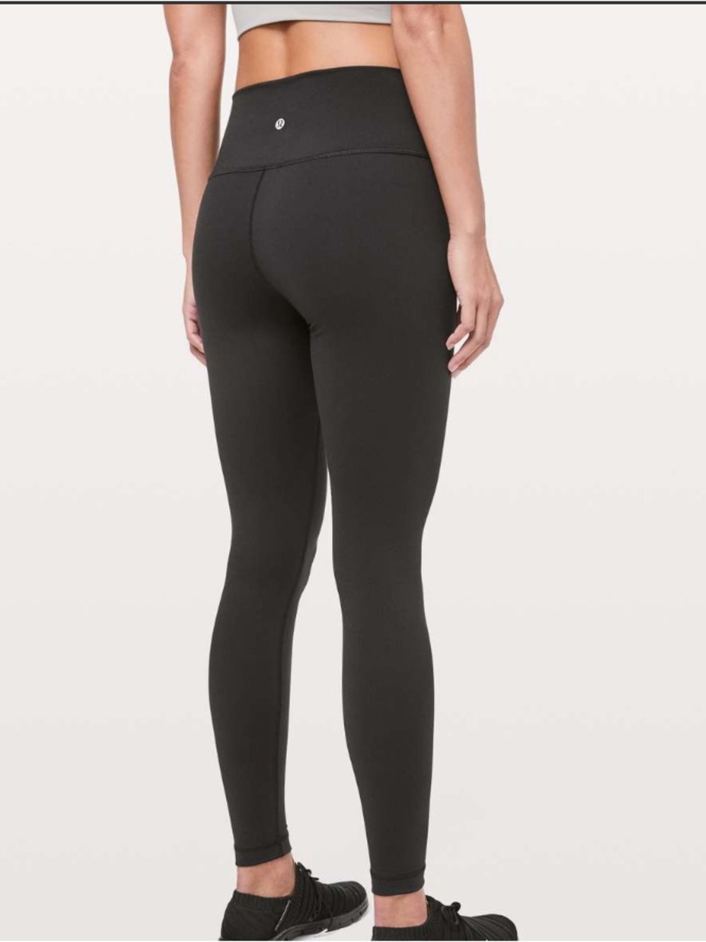 Lululemon Black Wunder Under High Rise Full On Luon 28” Inch Tights